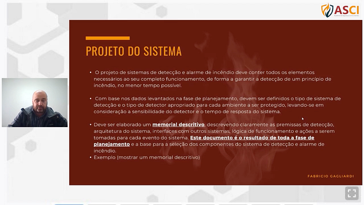 Screenshot Legislação em Sistema de Detecção e Alarme de Incêndio